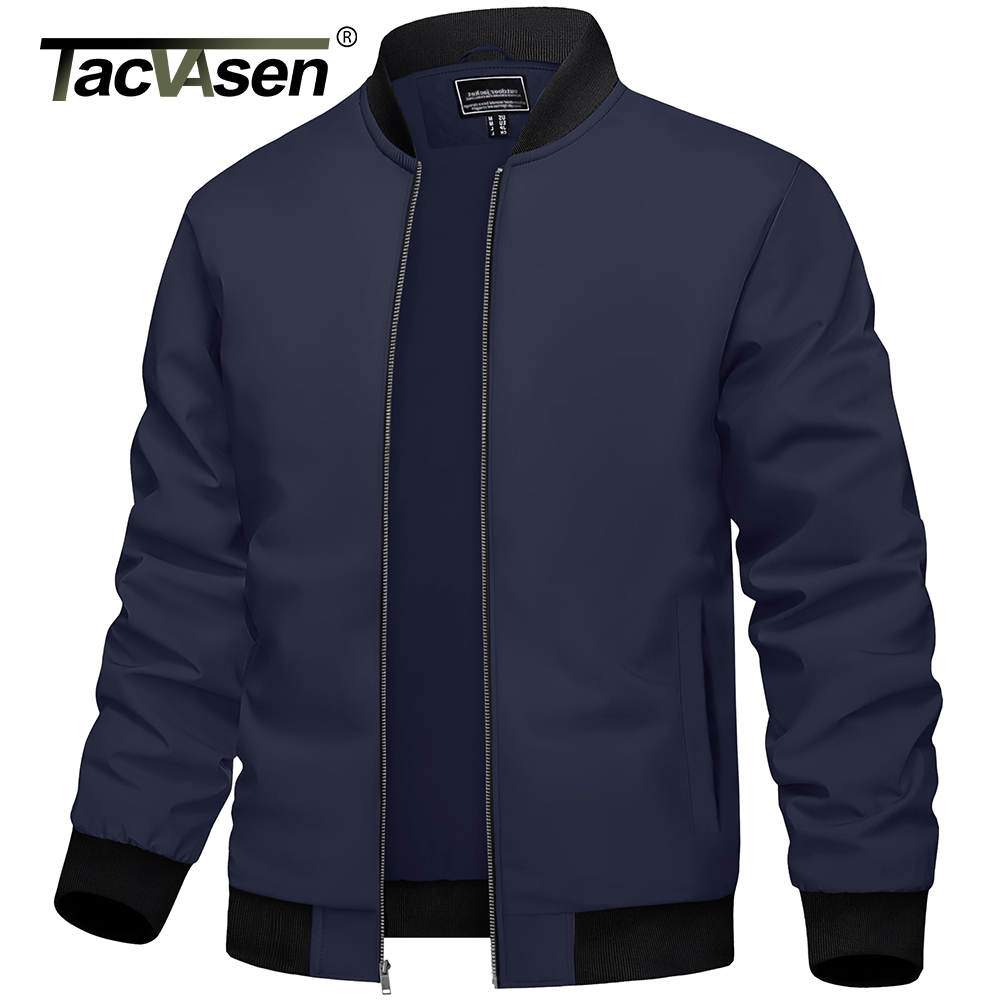 TACVASEN Men's Varsity Jacket  - огляд і ціна Mens Fashion Bomber Jacket