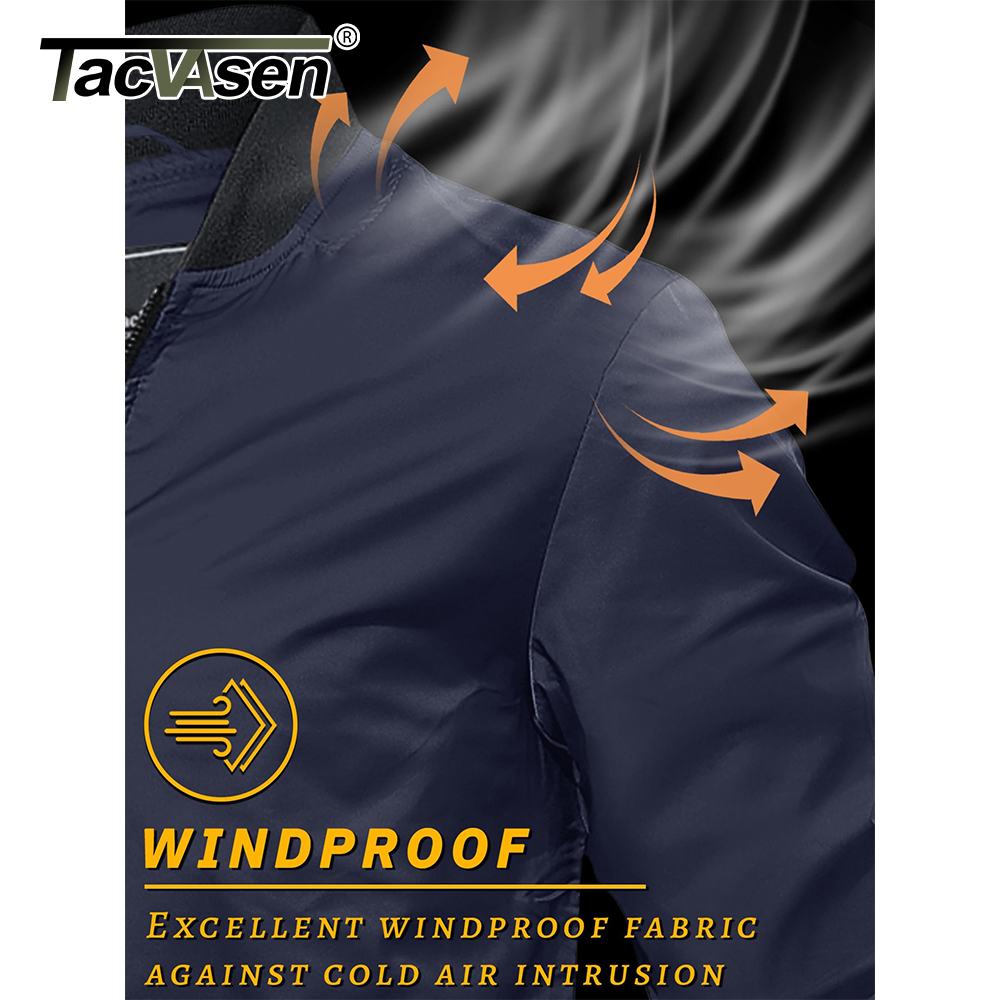 TACVASEN Men's Varsity Jacket  - огляд і ціна Mens Fashion Bomber Jacket