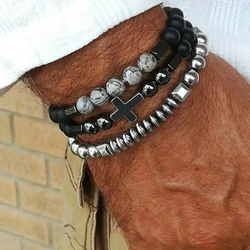 Fashion Personalized Cross Bla - огляд і ціна Mens Fashion Combination