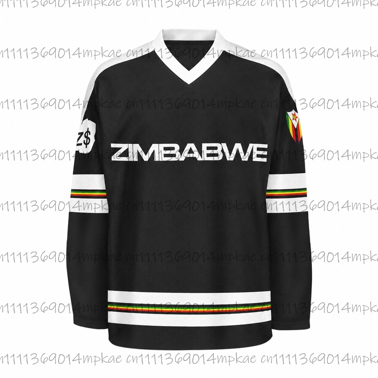 Men's Zimbabwe Printed V-Neck  - огляд і ціна Mens Fashion Style