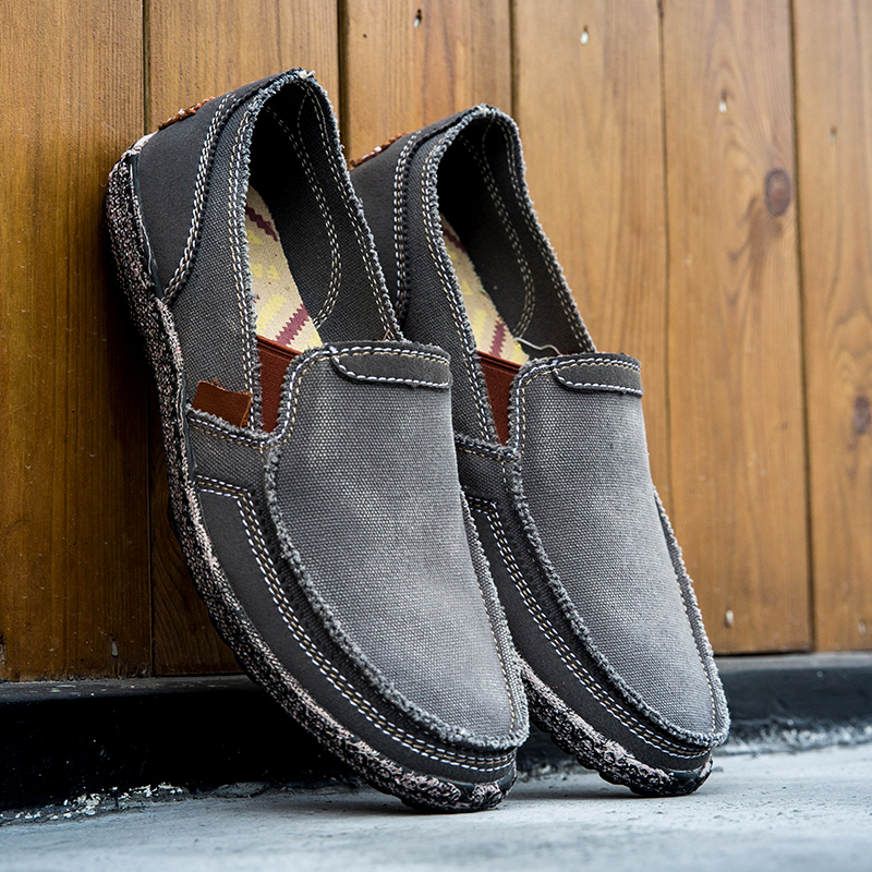 Fashion Breathable Canvas Shoe - огляд і ціна Mens Fashion Denim