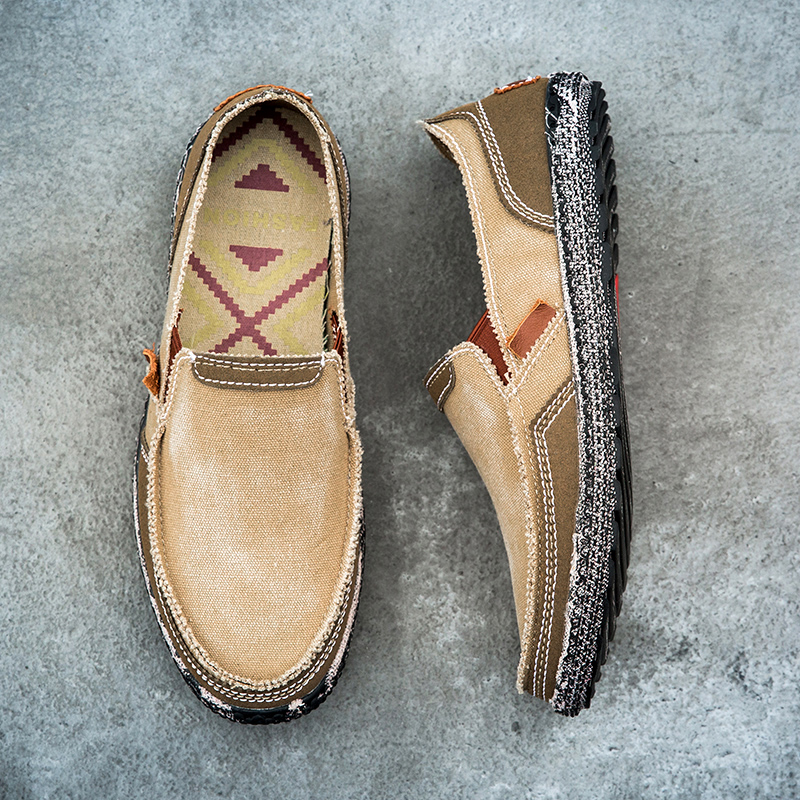 Fashion Breathable Canvas Shoe - огляд і ціна Mens Fashion Denim