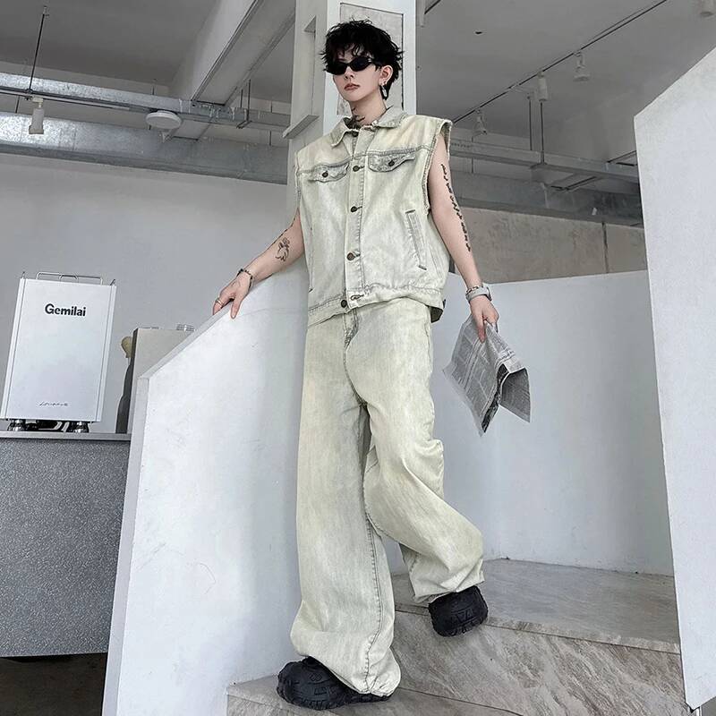 LUZHEN 2026 Summer Denim Two-p - огляд і ціна Mens Fashion Denim