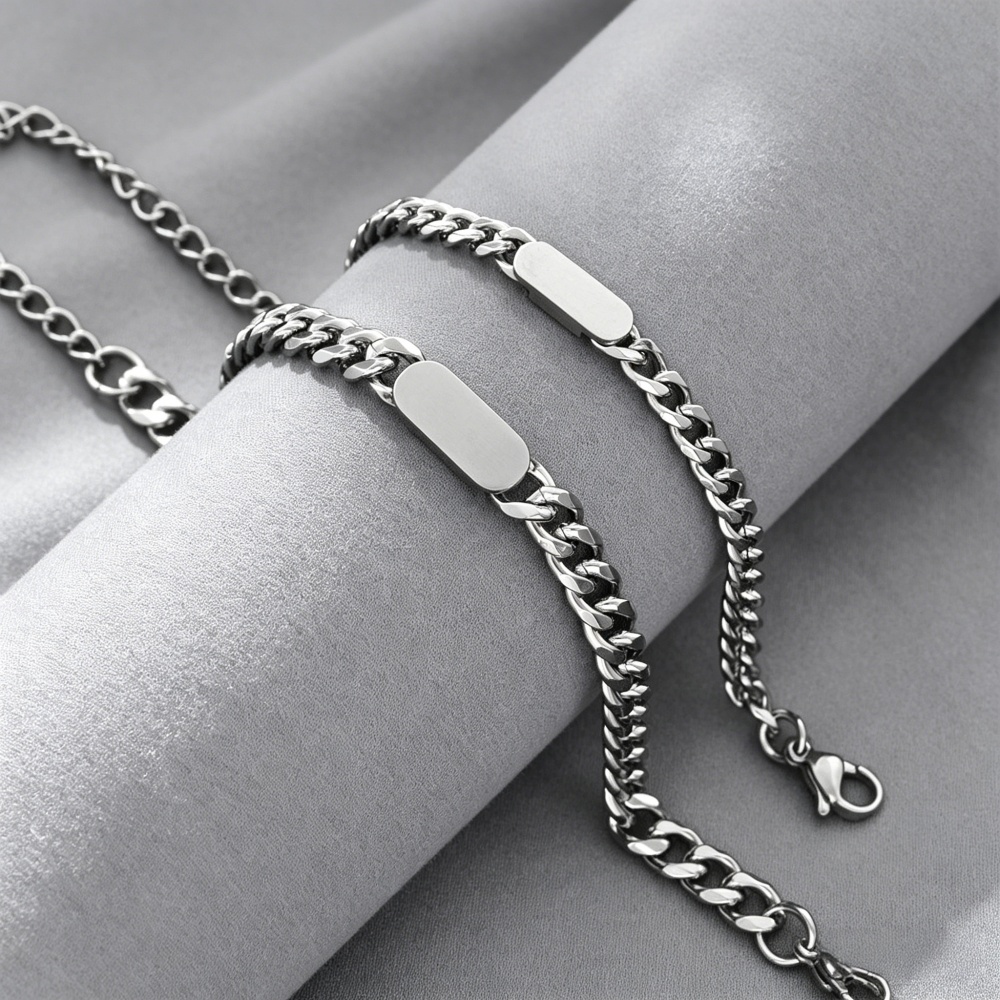 Engraved Name Customized Coupl - огляд і ціна Men'S Fashion Gold Chain