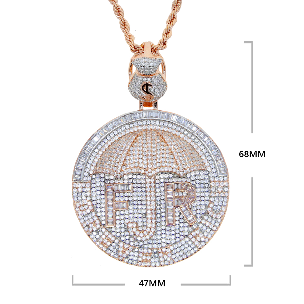 Iced Out Bling CZ Letter Forev - огляд і ціна Men'S Fashion Umbrella