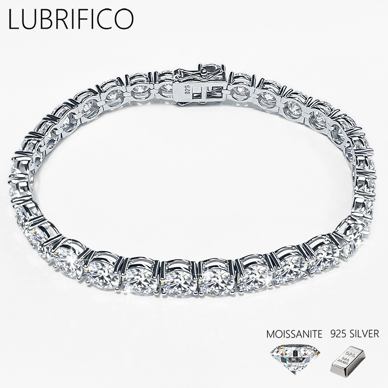 2mm/3mm/4mm/5mm Moissanite Ten - огляд і ціна Men'S Fashion Gold Chain