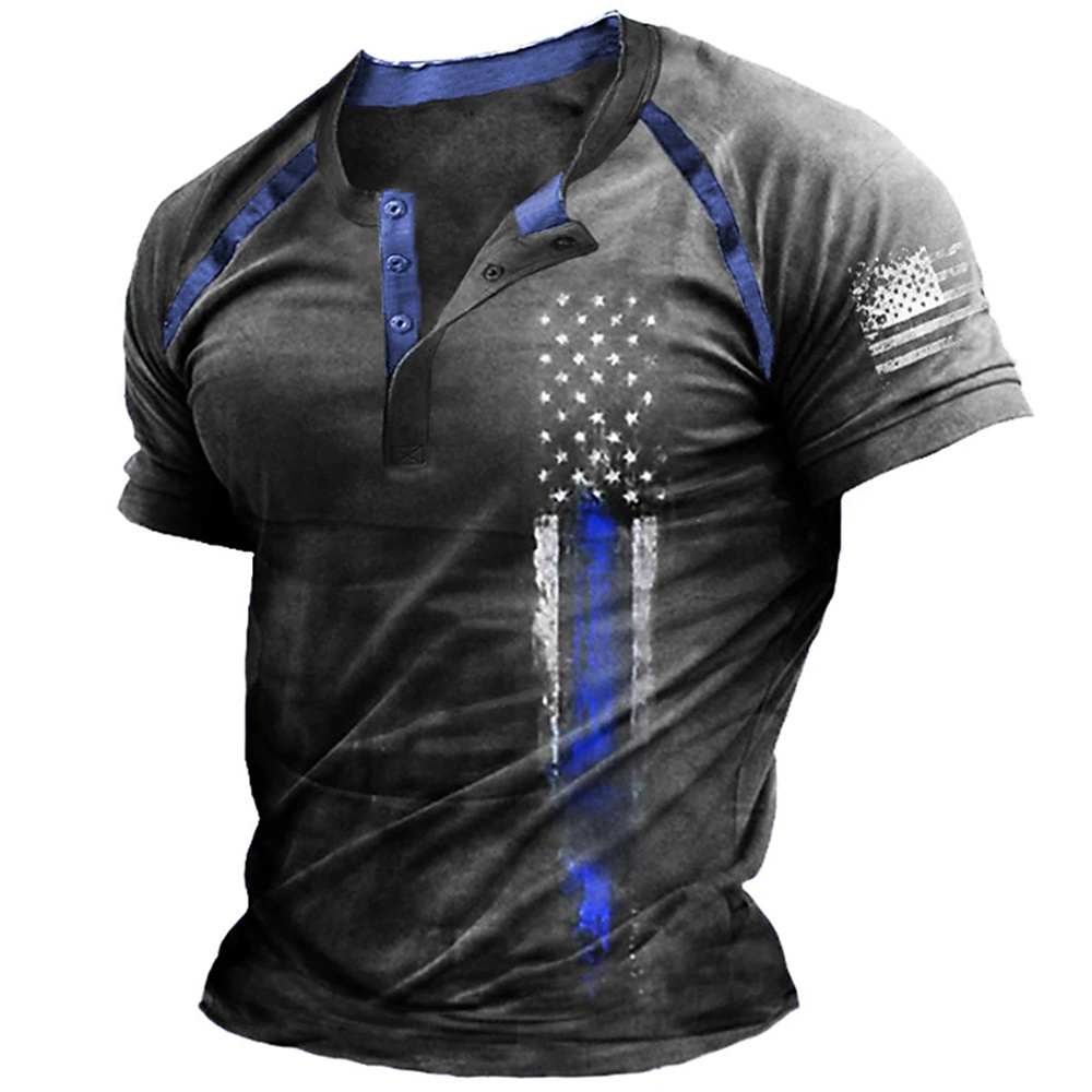 Funny 3D American Flag Print M - огляд і ціна Mens Fashion Style