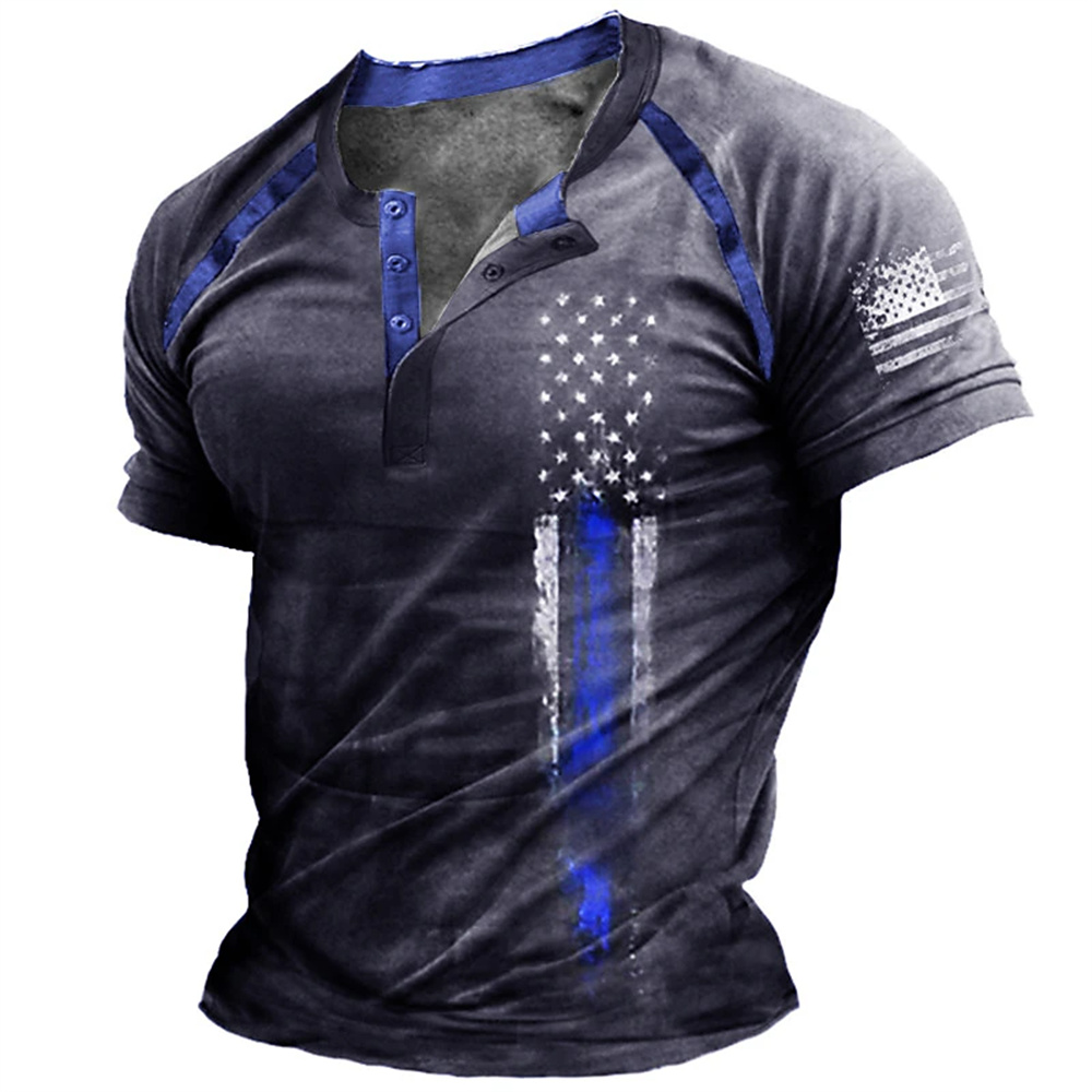Funny 3D American Flag Print M - огляд і ціна Mens Fashion Style
