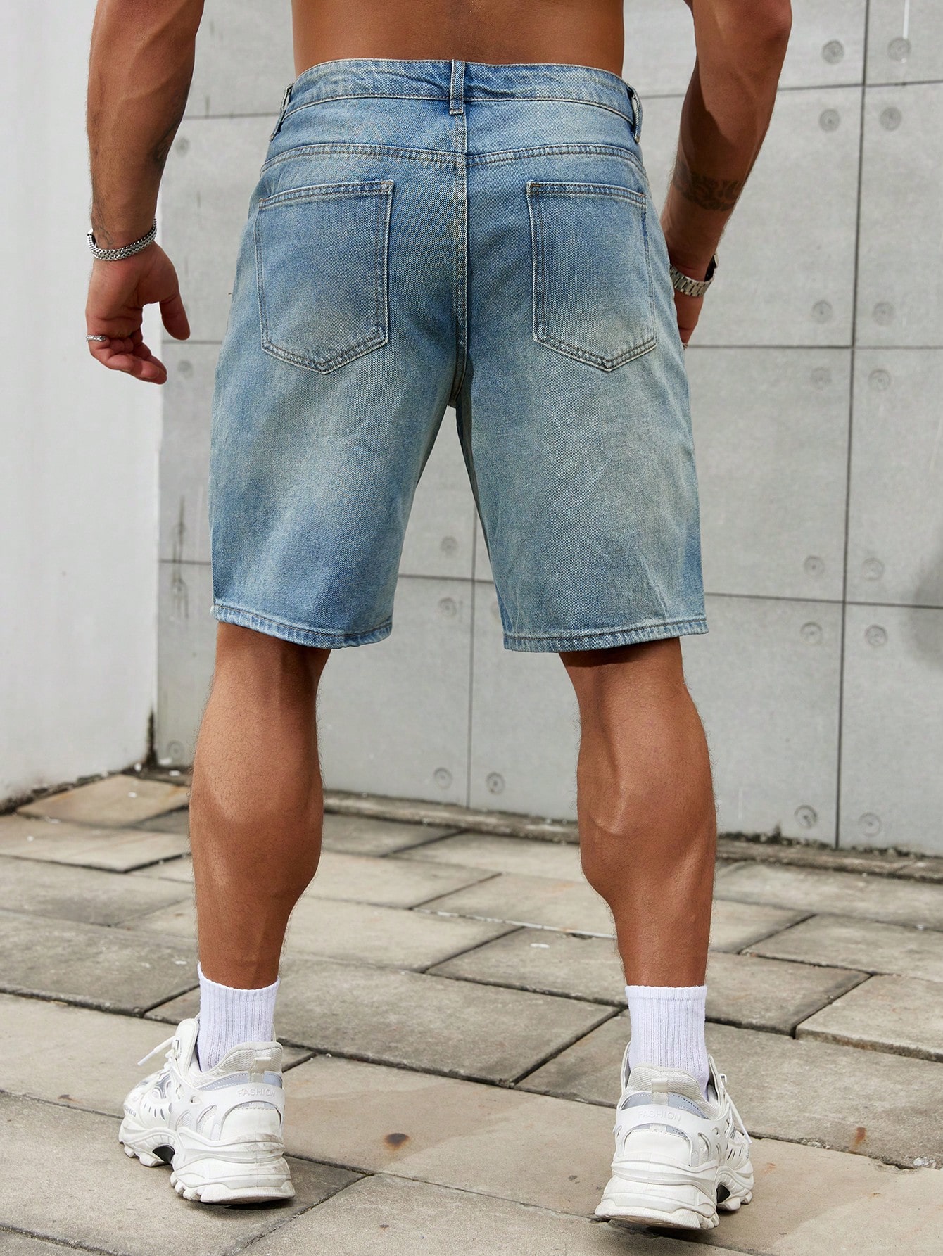 New Fashion Mens Ripped Short  - огляд і ціна Mens Fashion Denim