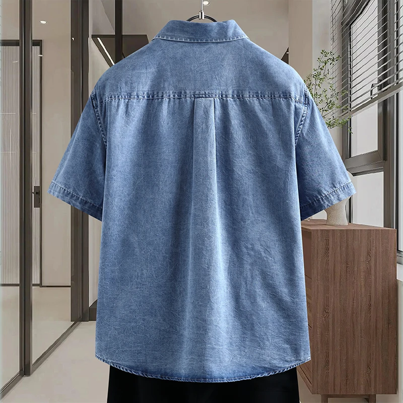 Men's Thin Denim Shirt New Sum - огляд і ціна Mens Fashion Denim
