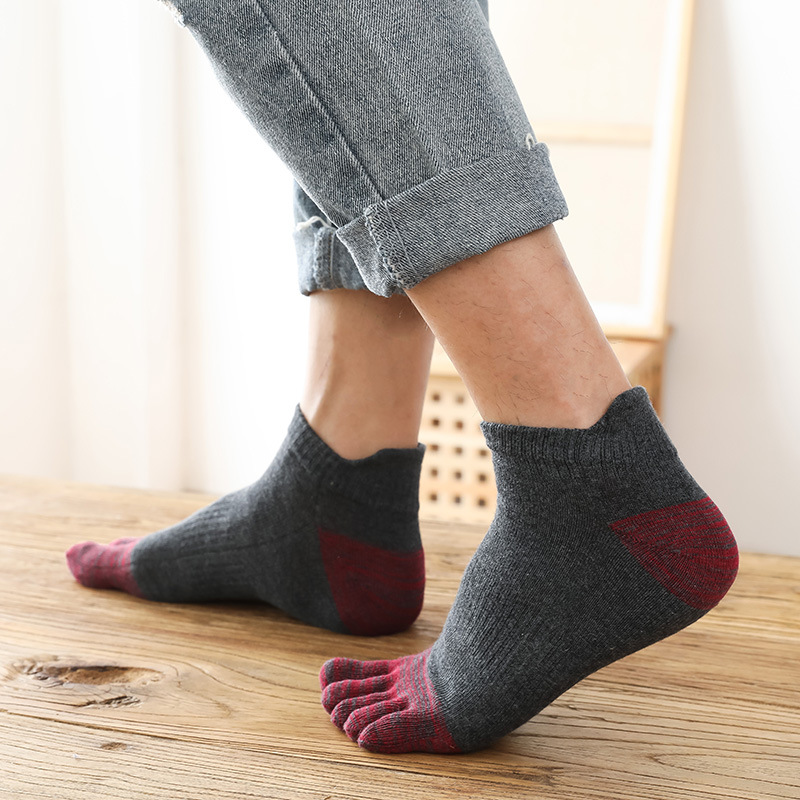 5 Pairs Mens Boys Colorful Fiv - огляд і ціна Men'S Fashion Quarter Socks