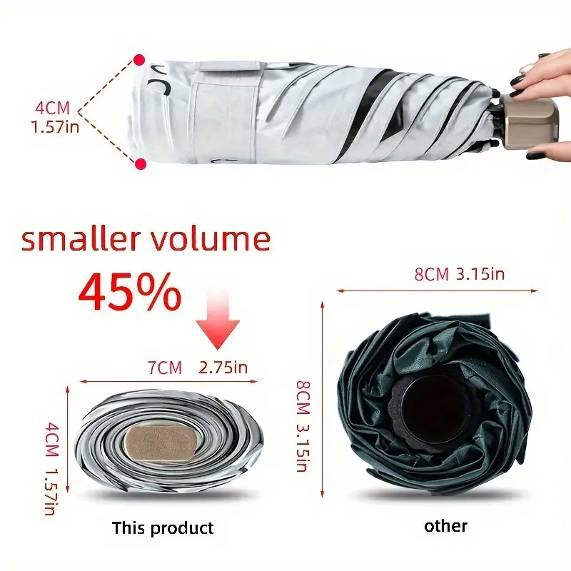 Small Folding Umbrella Sun Wom - огляд і ціна Men'S Fashion Umbrella