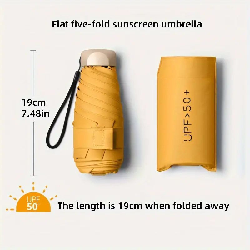 Small Folding Umbrella Sun Wom - огляд і ціна Men'S Fashion Umbrella