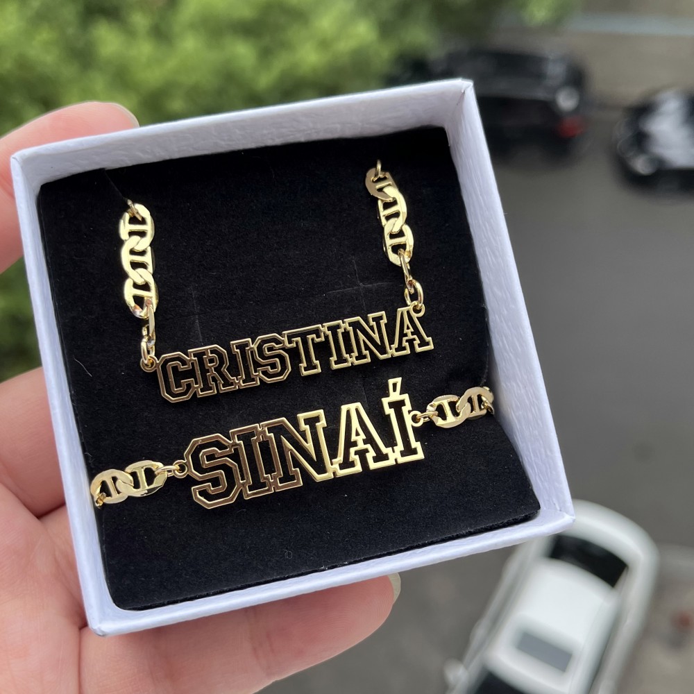 DUOYING Custom Name Hollow Nec - огляд і ціна Men'S Fashion Gold Chain