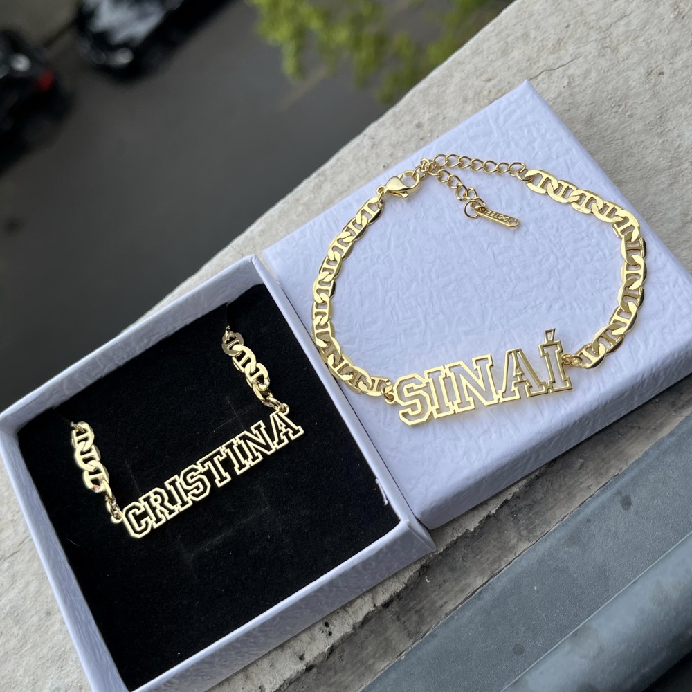 DUOYING Custom Name Hollow Nec - огляд і ціна Men'S Fashion Gold Chain