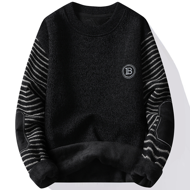 Men's Sweater Patckwork Round  - огляд і ціна Mens Fashion Mullet
