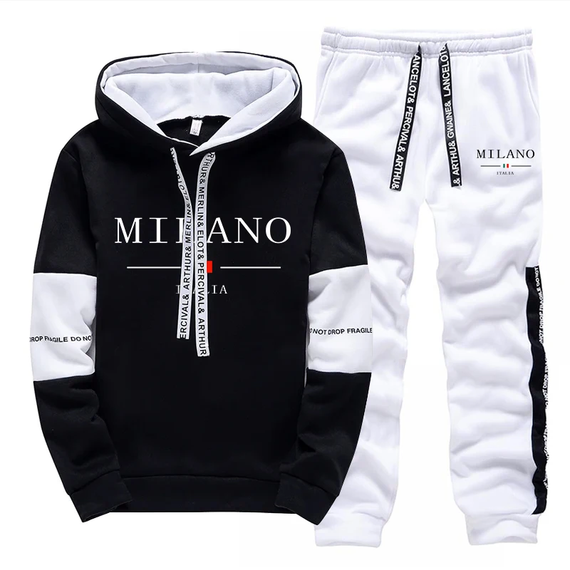 Men's Set/Hoodie/Pants Italy T - огляд і ціна Men'S Fashion Outfits