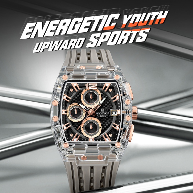 NAVIFORCE Men Chronograph Quar - огляд і ціна Men'S Fashion Box
