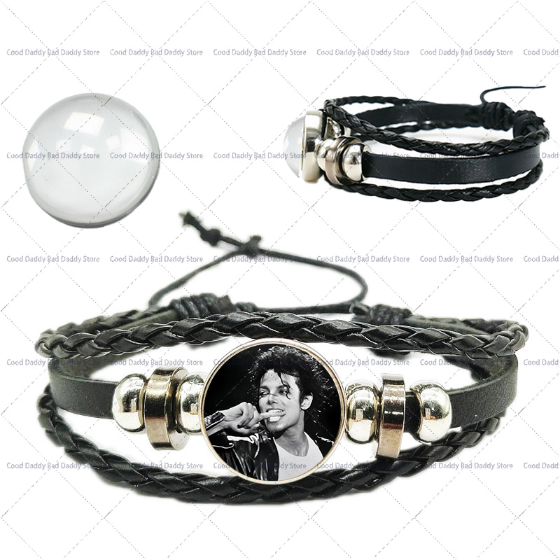 Michael Jackson Weaving Hand R - огляд і ціна Mens Fashion Bracelet