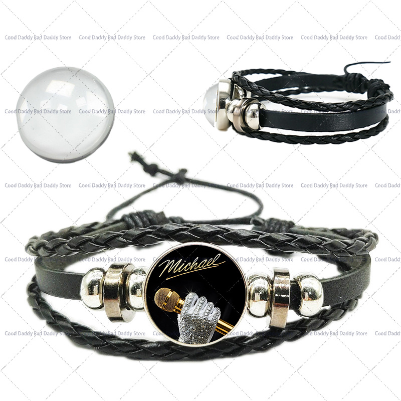 Michael Jackson Weaving Hand R - огляд і ціна Mens Fashion Bracelet