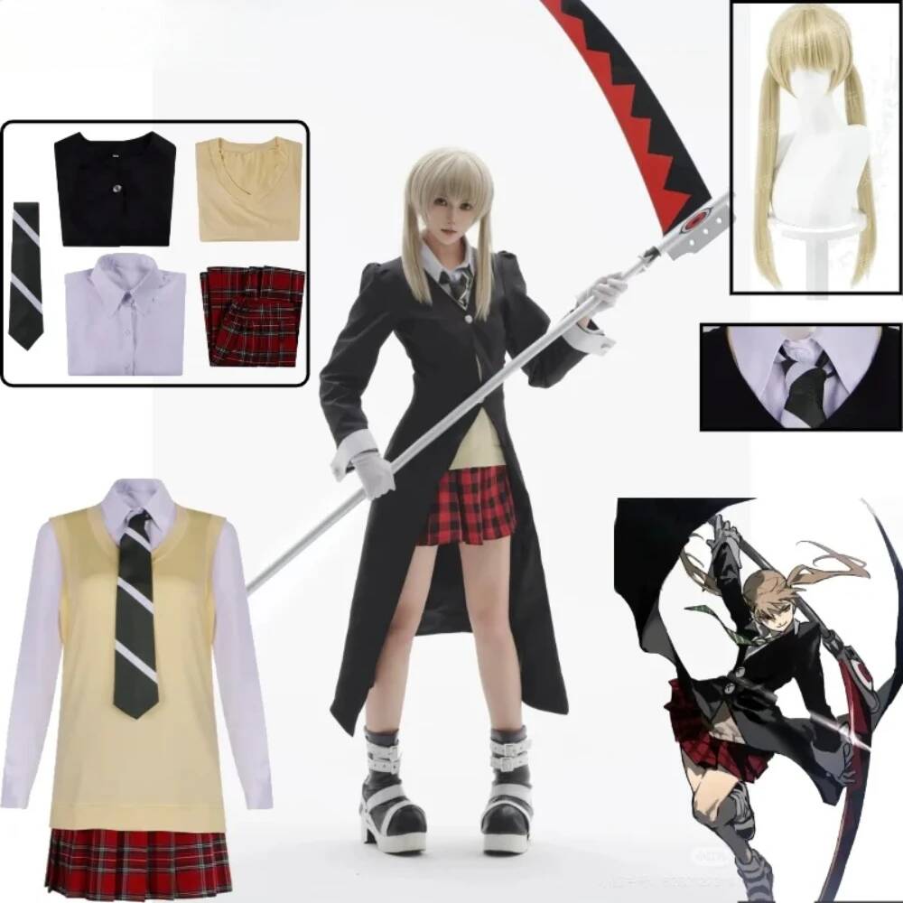 Maka Albarn Cosplay Costume So - огляд і ціна Formal Waistcoat Vest