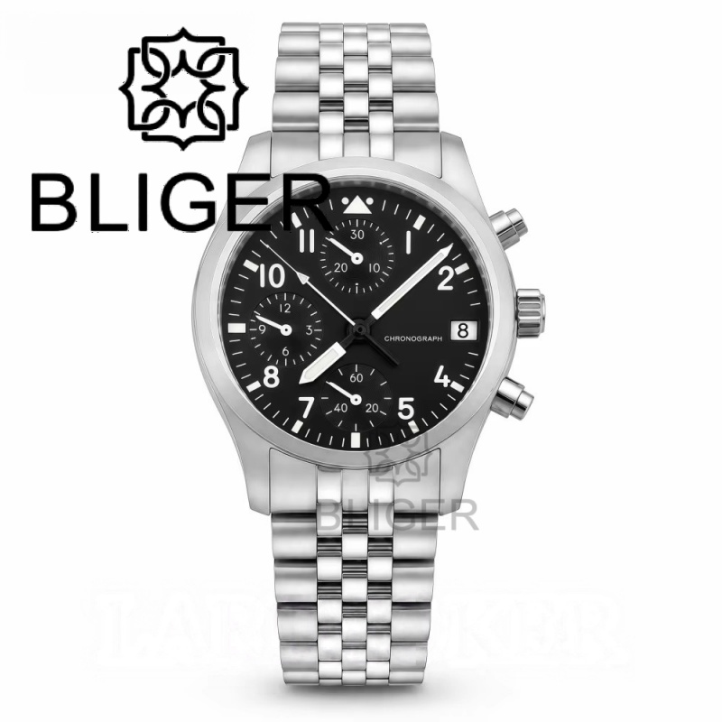 BLIGER Full Black Brushed 38mm - огляд і ціна Mens Fashion Bracelet