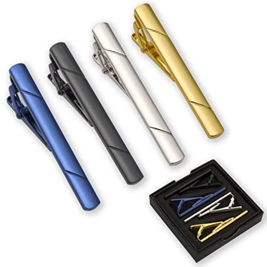 4Pcs Tie Clips For Men Tie Bar - огляд і ціна Men'S Fashion Box