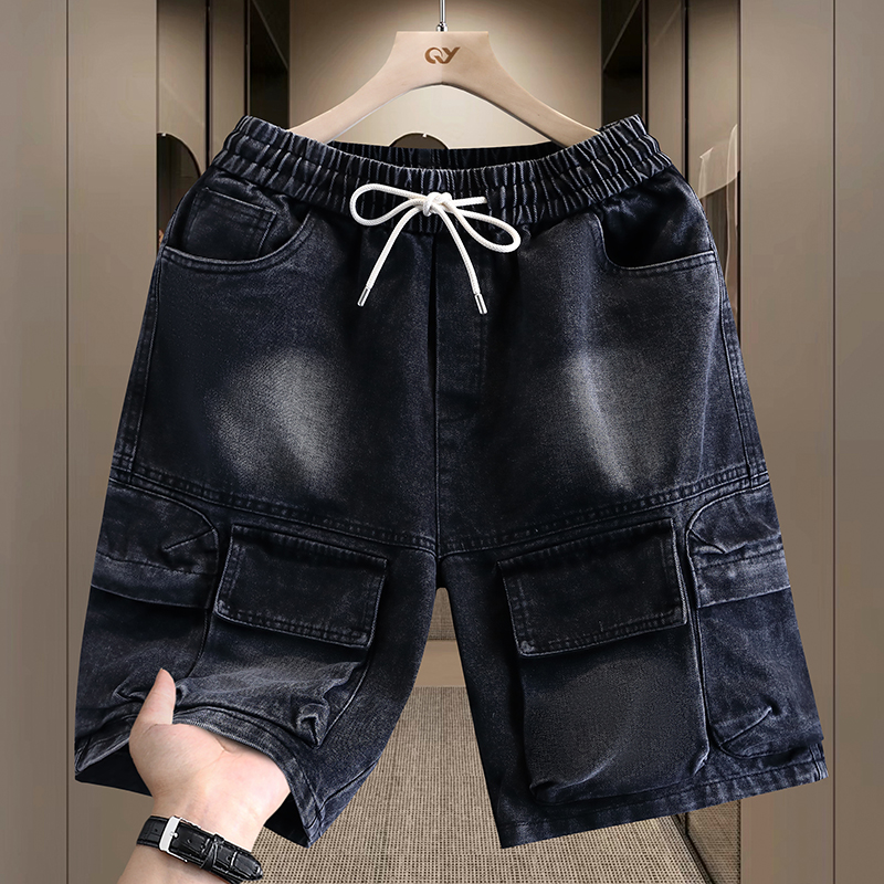 Men's Cargo Shorts New Summer  - огляд і ціна Mens Fashion Denim