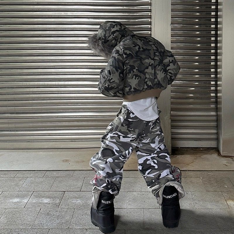 Mens Jacket Washed Camouflage  - огляд і ціна Mens Fashion Bomber Jacket