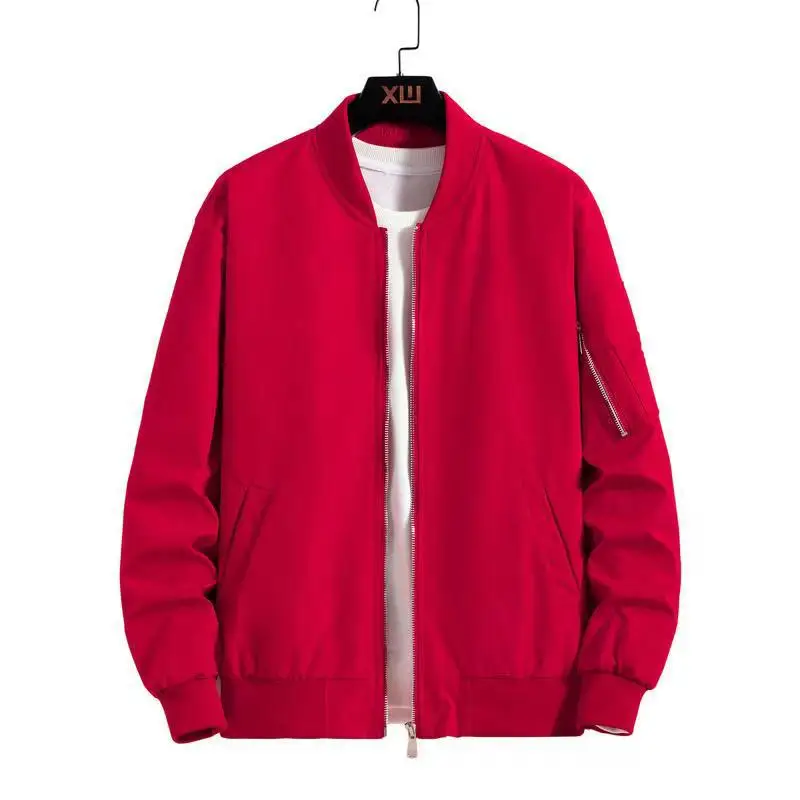 New Arrival Rib Sleeve Cotton  - огляд і ціна Mens Fashion Bomber Jacket