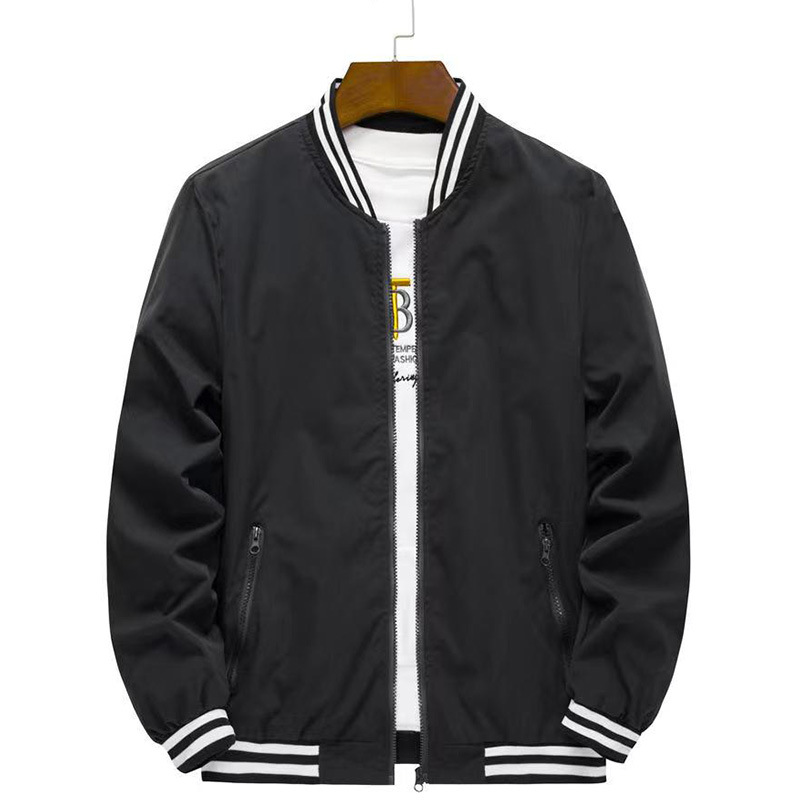 New Arrival Rib Sleeve Cotton  - огляд і ціна Mens Fashion Bomber Jacket