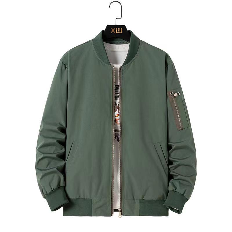 New Arrival Rib Sleeve Cotton  - огляд і ціна Mens Fashion Bomber Jacket