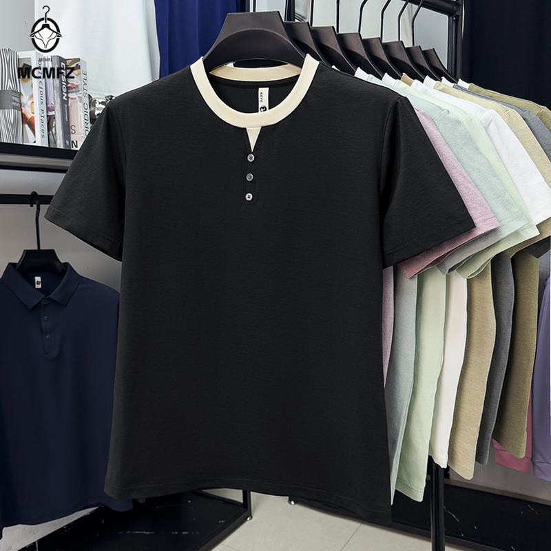 Men Casual Short Sleeve Henley - огляд і ціна Mens Fashion Style